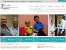 Tablet Screenshot of openarmshealthclinic.org